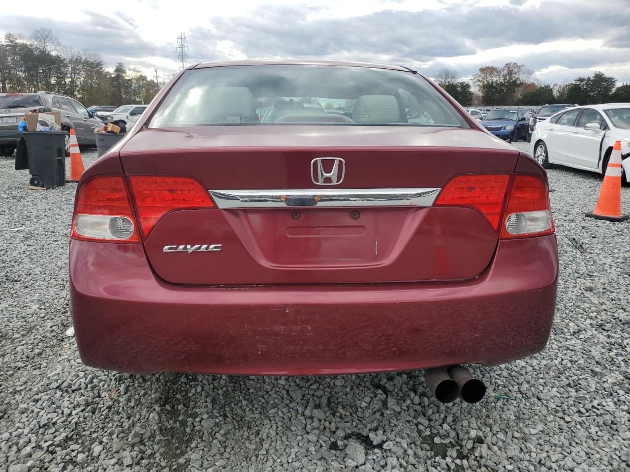 2009 Honda Civic VIN 2HGFA16889H336032 Copart auction photo, front end damage thumbnail 6