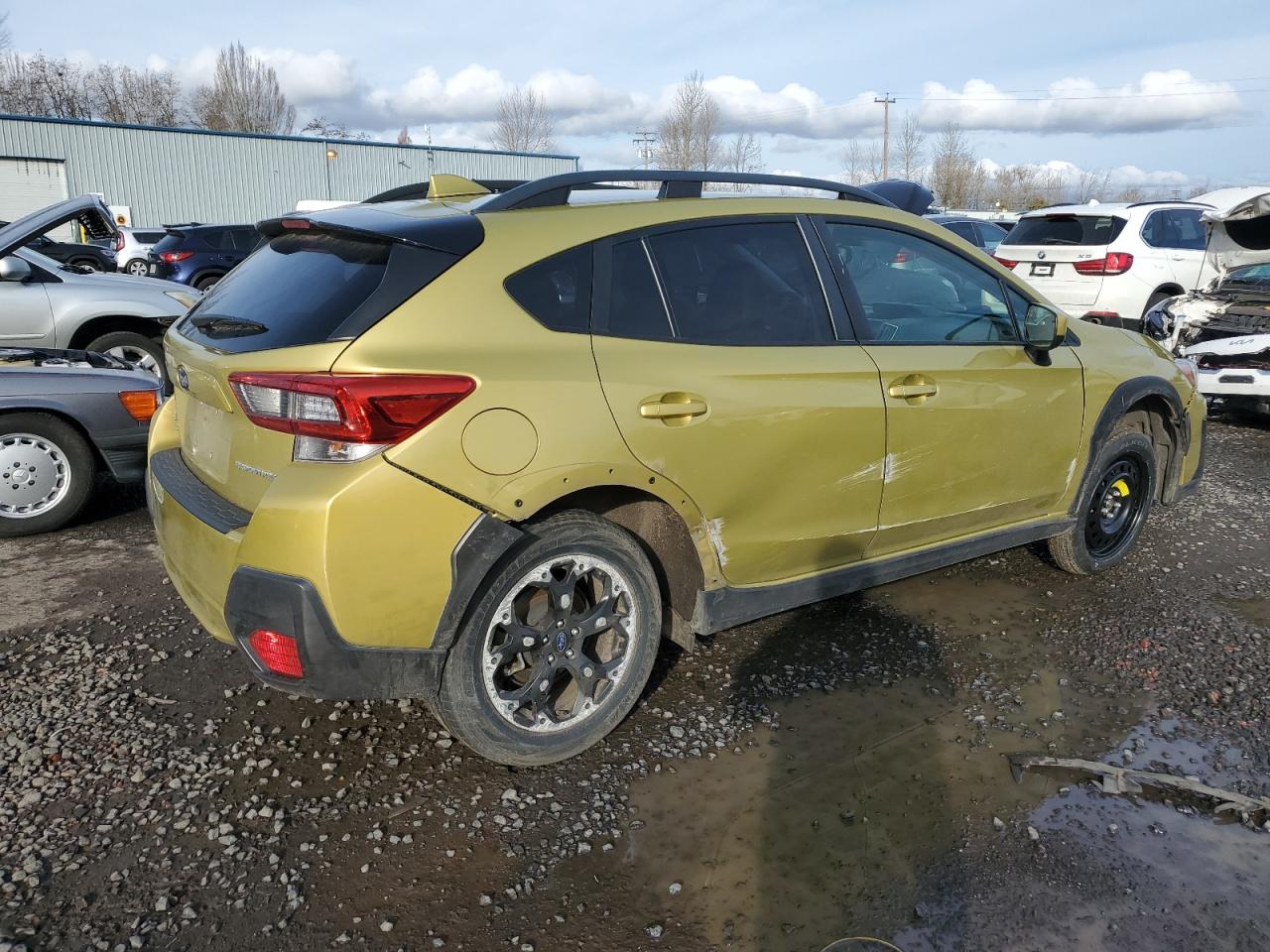 2021 Subaru XV VIN JF2GTAEC5MH260112 Copart auction photo, side damage thumbnail 3