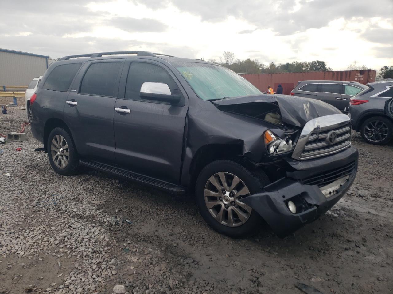2014 Toyota Sequoia VIN 5TDKY5G17ES053960 Copart auction photo, front end damage thumbnail 4