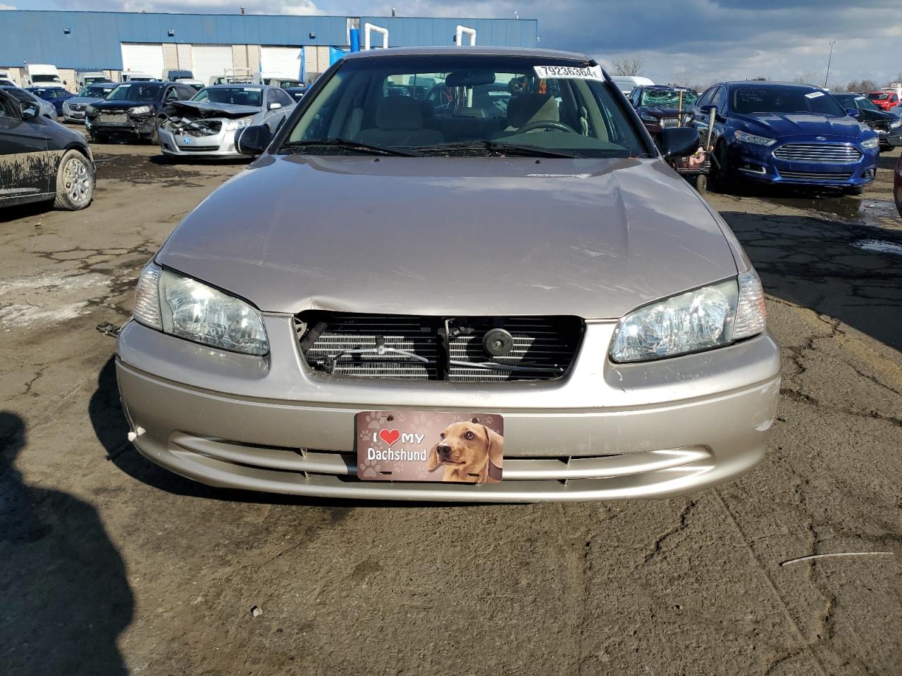 2001 Toyota Camry VIN 4T1BG22K71U859185 Copart auction photo, front end damage thumbnail 5