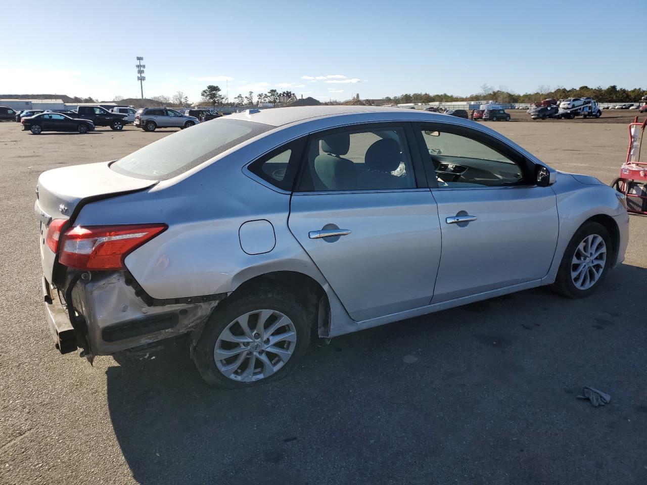 2019 Nissan Sentra VIN 3N1AB7AP7KY447956 Copart auction photo, rear end / minor dent/scratches damage thumbnail 3