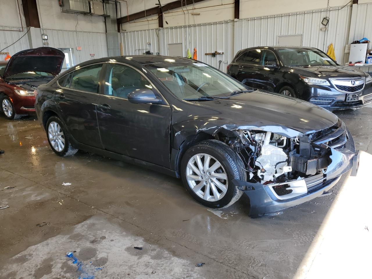 2013 Mazda 6 VIN 1YVHZ8DH5D5M08665 Copart auction photo, front end damage thumbnail 4