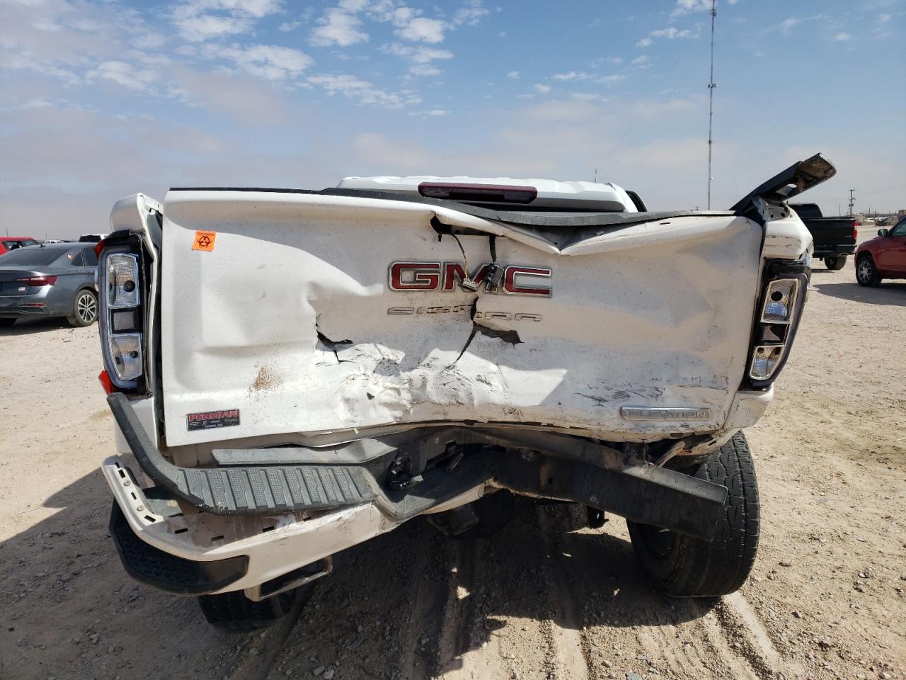 2021 GMC Sierra VIN 3GTU9CED7MG179384 Copart auction photo, all over damage thumbnail 6