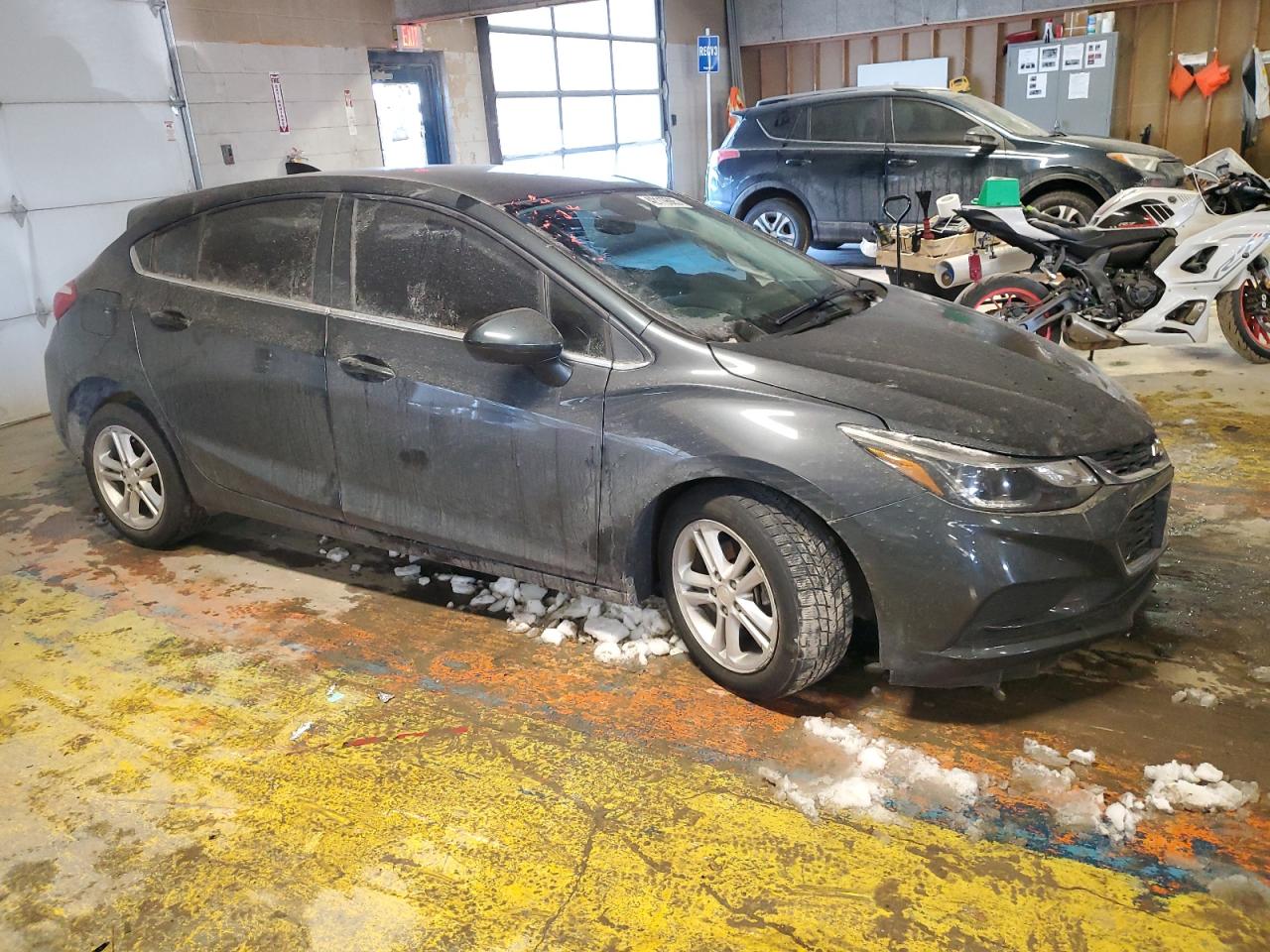 2018 Chevrolet Cruze VIN 3G1BE6SM1JS609128 Copart auction photo, front end / undercarriage damage thumbnail 4