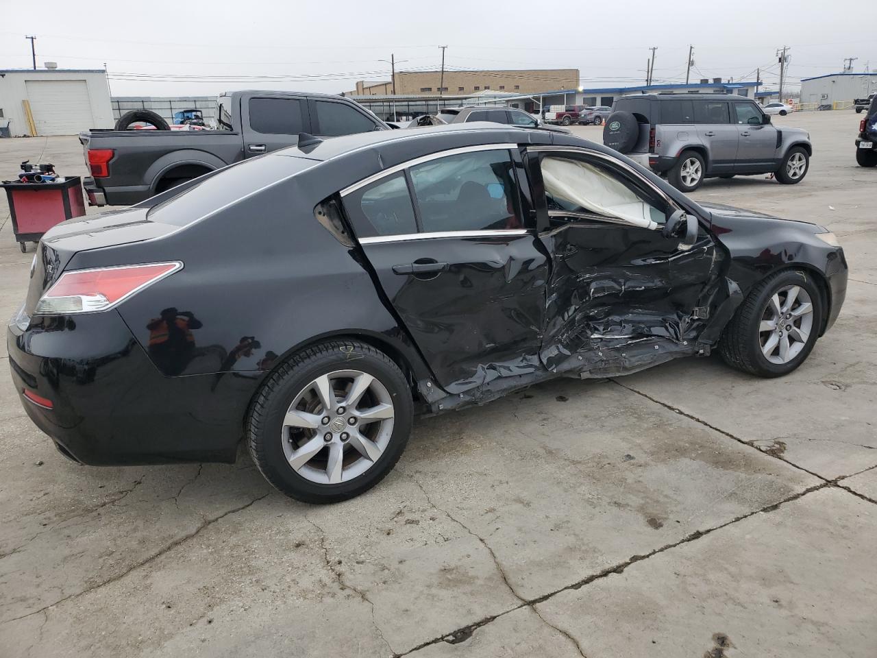 2012 Acura TL VIN 19UUA8F25CA030794 Copart auction photo, side damage thumbnail 3