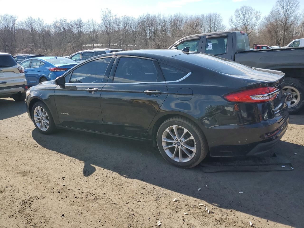 2019 Ford Fusion VIN 3FA6P0LU4KR263749 Copart auction photo, minor dent/scratches damage thumbnail 2