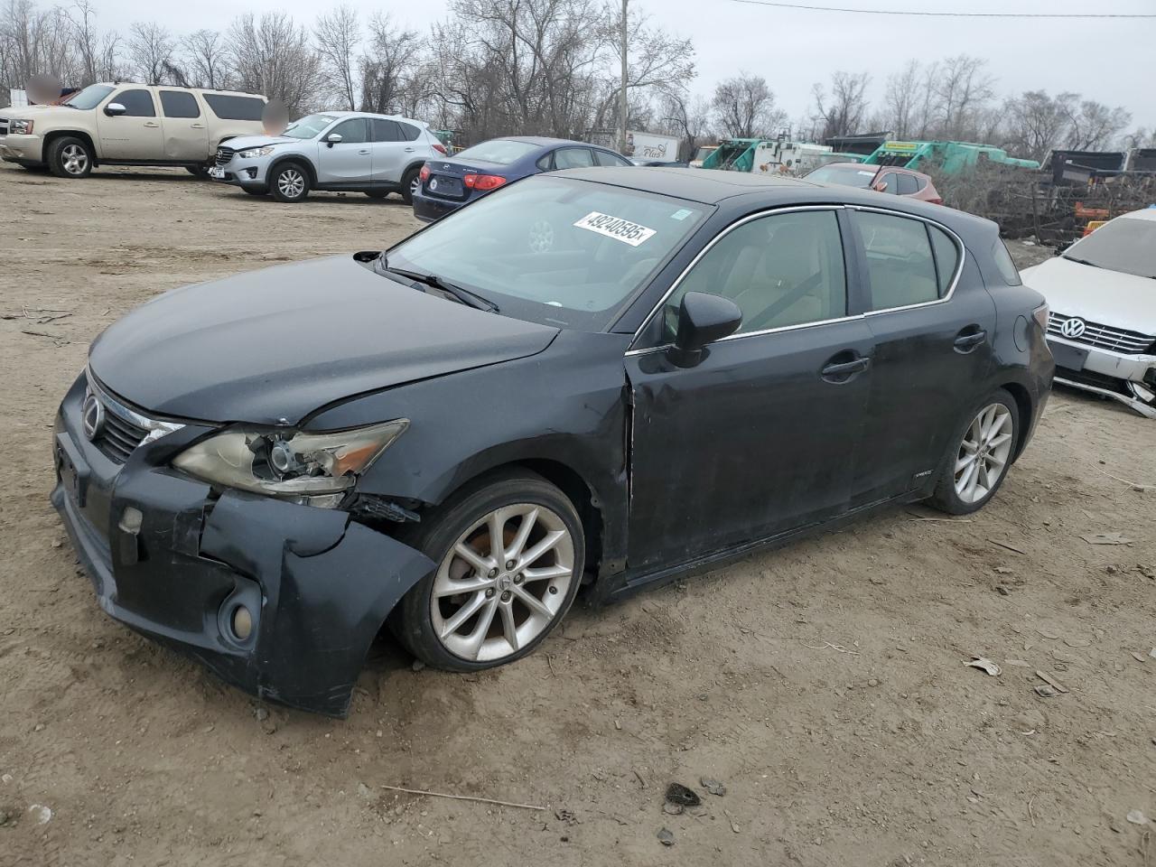 2012 Lexus CT VIN JTHKD5BH3C2072069 - Copart auction photo