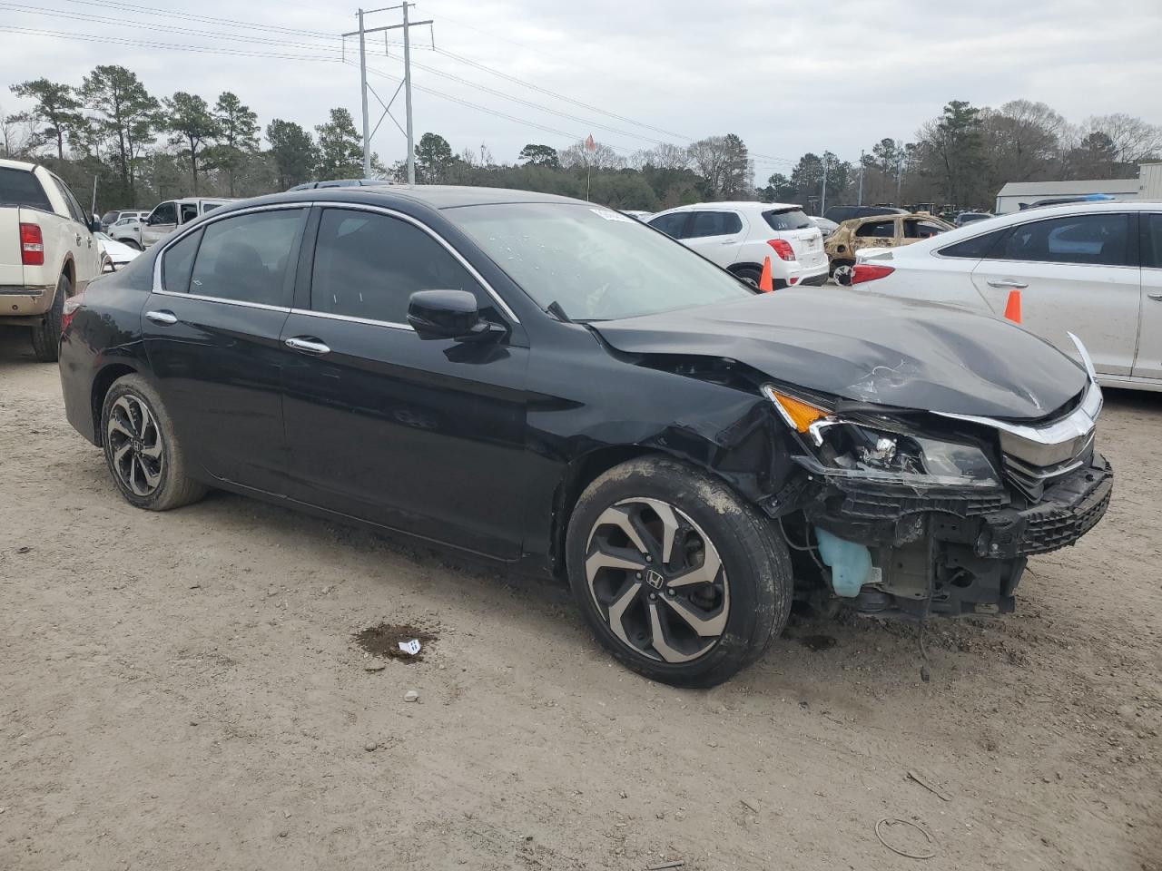2017 Honda Accord VIN 1HGCR2F74HA071678 Copart auction photo, front end damage thumbnail 4