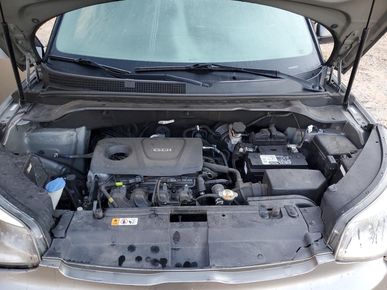 2017 KIA Soul VIN KNDJN2A24H7504409 Copart auction photo, front end / side damage thumbnail 13