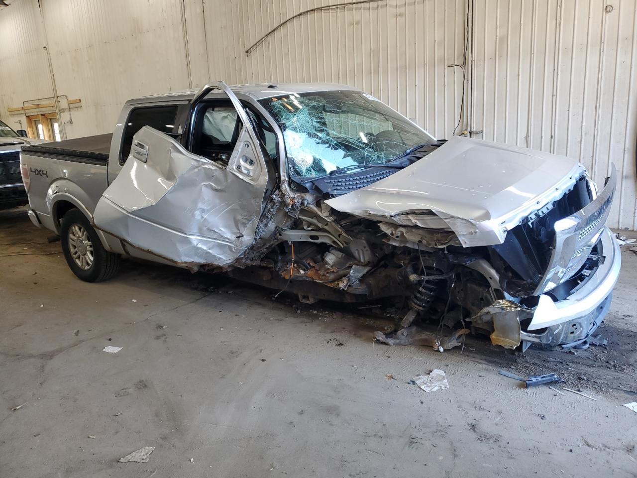 2010 Ford F-150 VIN 1FTFW1EV4AFB97949 Copart auction photo, front end / side damage thumbnail 4