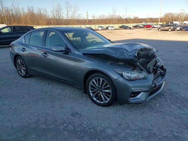 2018 Infiniti Q50 VIN JN1CV7AR3JM280370 Copart auction photo, front end damage thumbnail 13