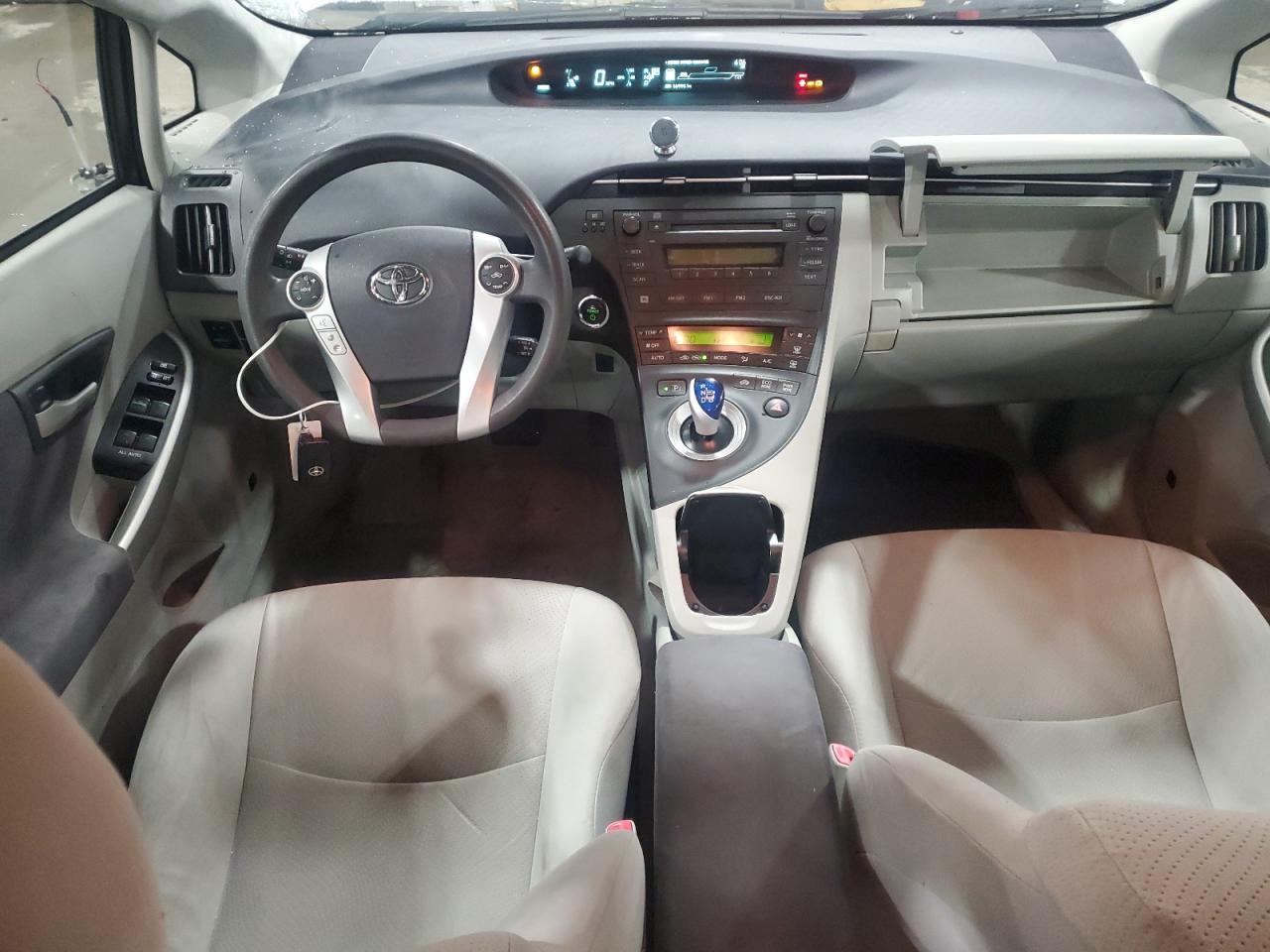 2011 Toyota Prius VIN JTDKN3DU1B5303612 Copart auction photo, side / top/roof damage thumbnail 8
