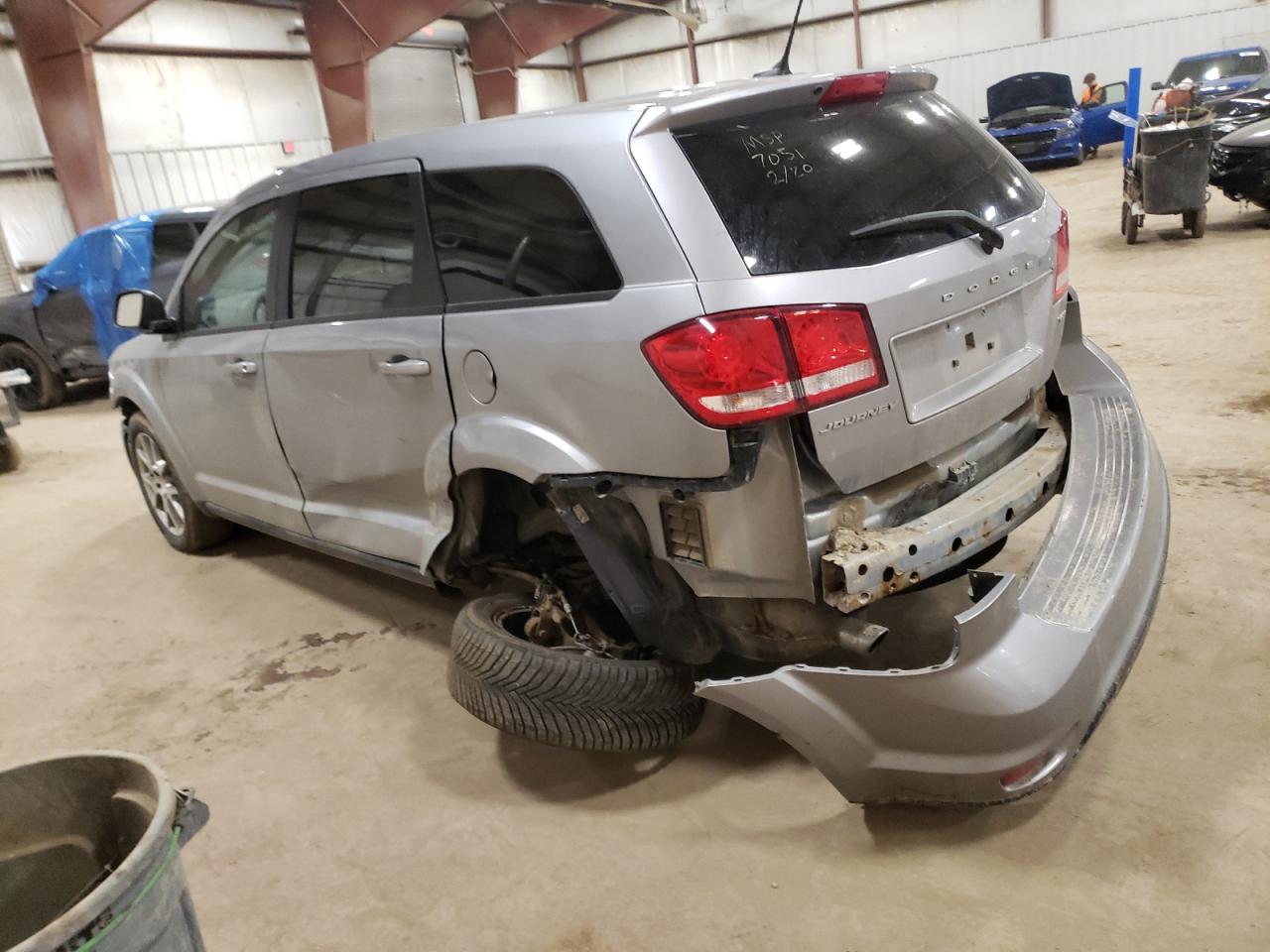 2017 Dodge Journey VIN 3C4PDCEG1HT677051 Copart auction photo, all over damage thumbnail 2