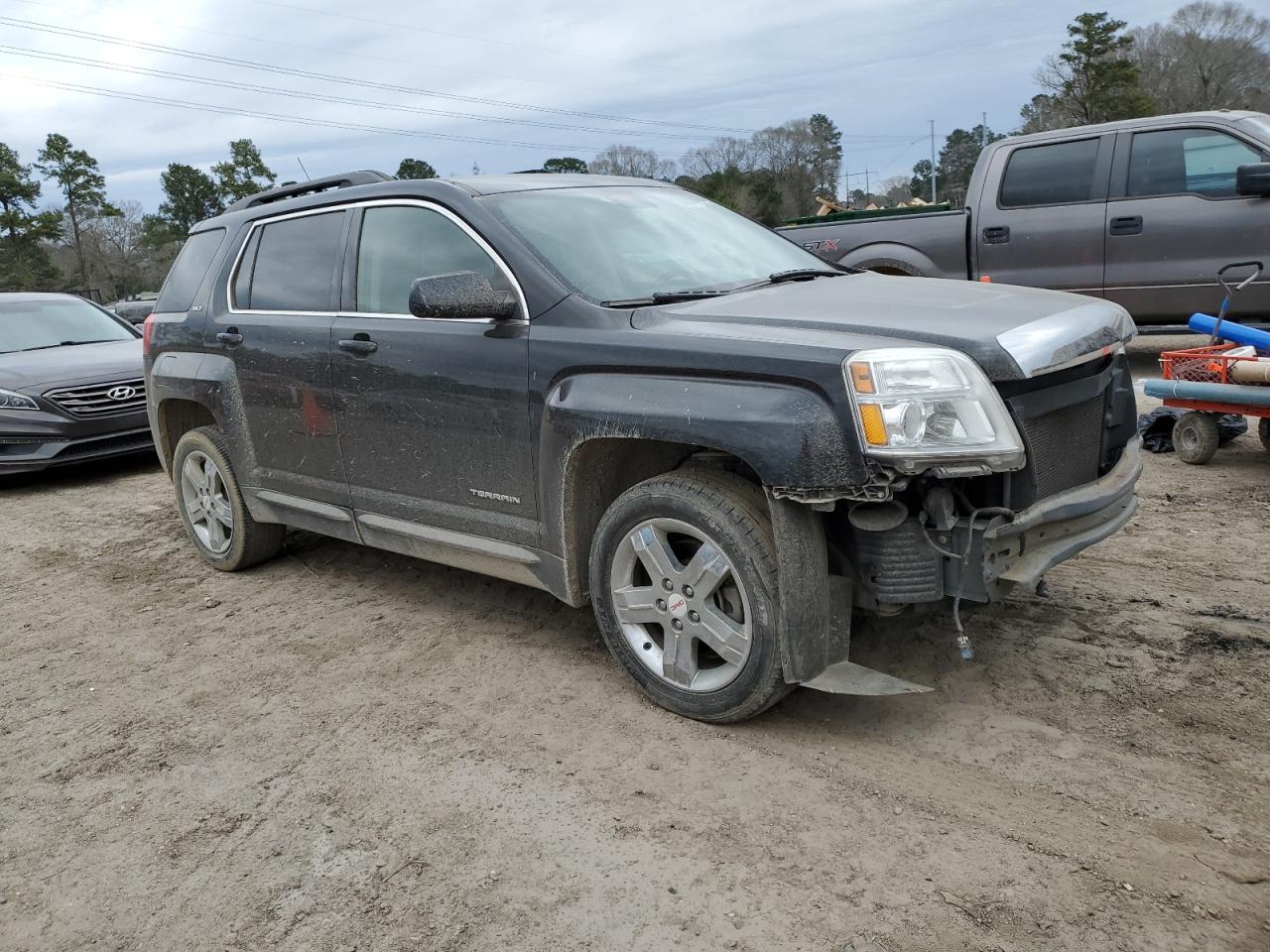 2013 GMC Terrain VIN 2GKALUEKXD6119723 Copart auction photo, front end damage thumbnail 4