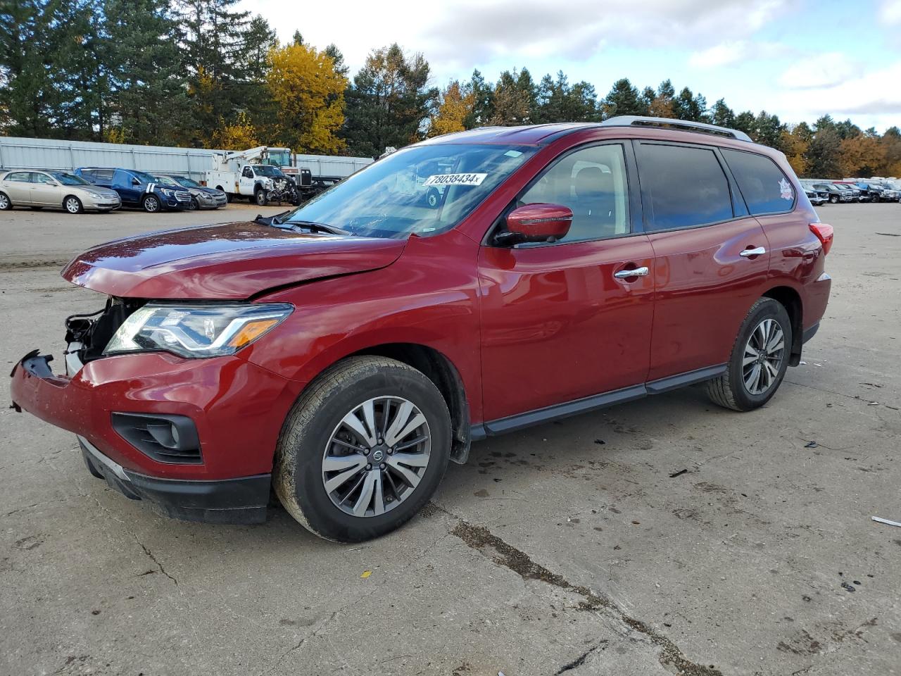 2019 Nissan Pathfinder VIN 5N1DR2MM7KC591182
