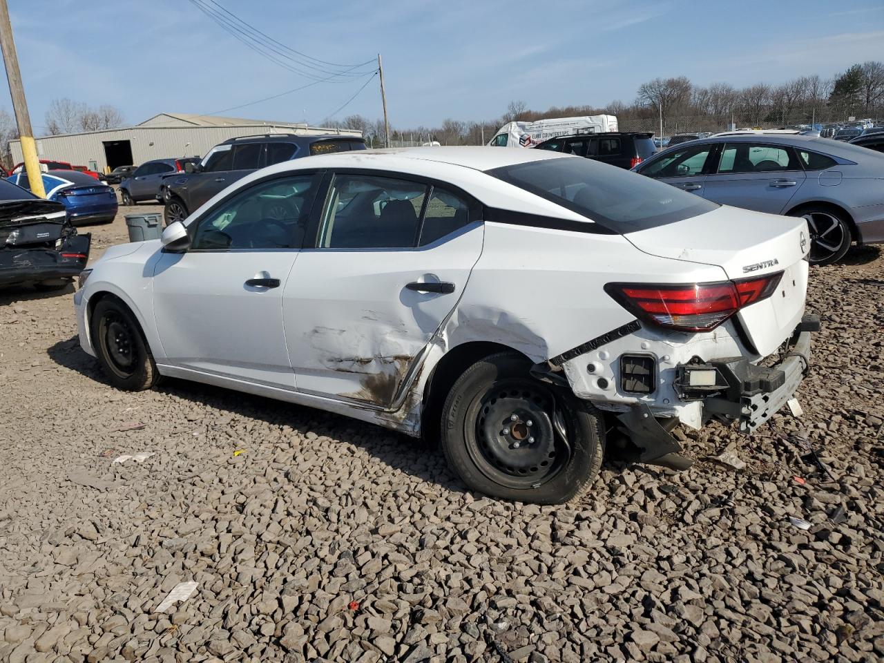 2024 Nissan Sentra VIN 3N1AB8BV4RY288620 Copart auction photo, rear end / side damage thumbnail 2