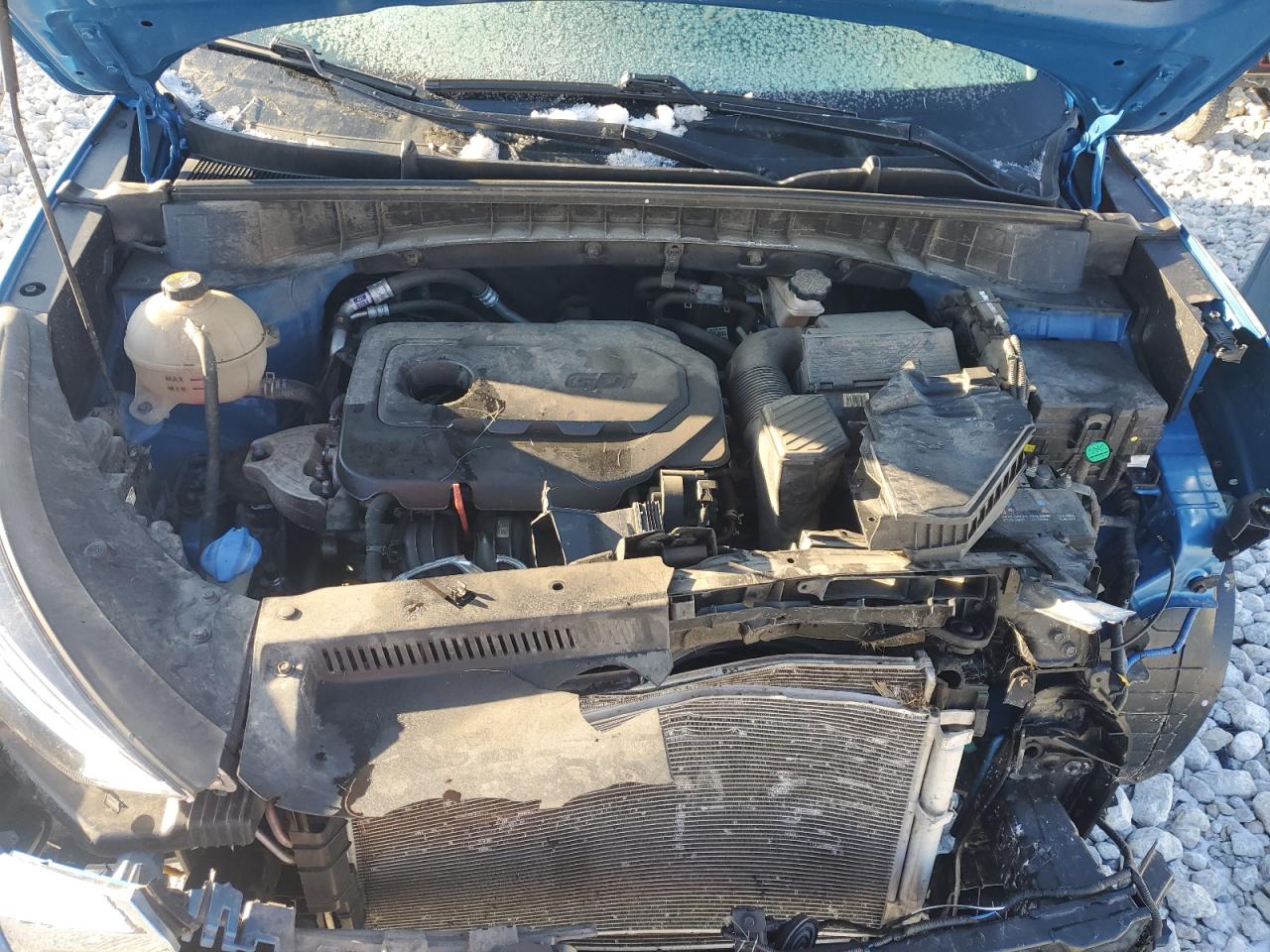 2021 Hyundai Tucson VIN KM8J3CAL1MU357736 Copart auction photo, front end damage thumbnail 13