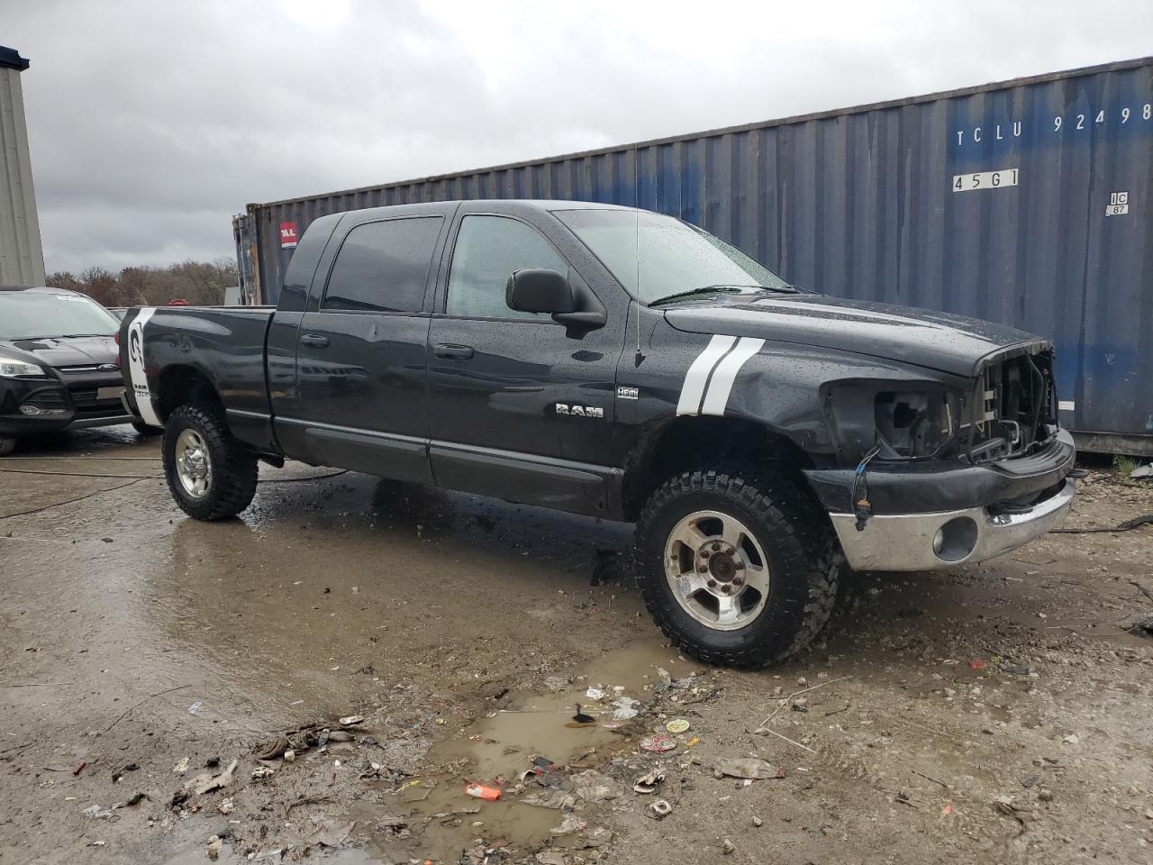 2008 Dodge RAM VIN 3D7KS19D38G143455 Copart auction photo, front end damage thumbnail 4
