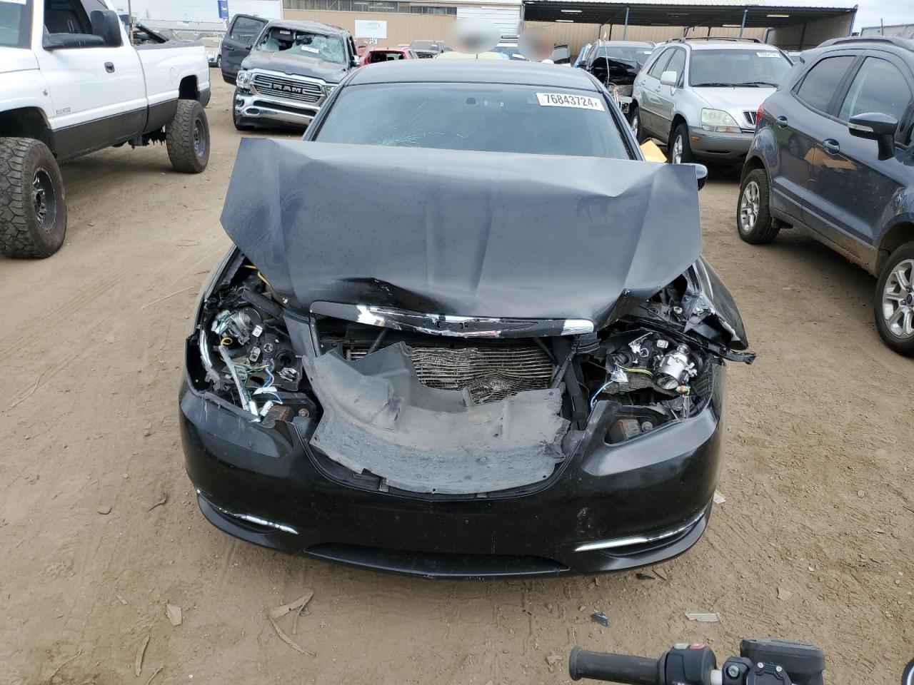2012 Chrysler 200 VIN 1C3CCBAB7CN240836 Copart auction photo, front end damage thumbnail 5