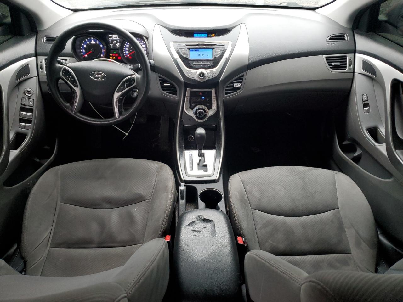 2012 Hyundai Elantra VIN 5NPDH4AE3CH130356 Copart auction photo, side / front end damage thumbnail 8