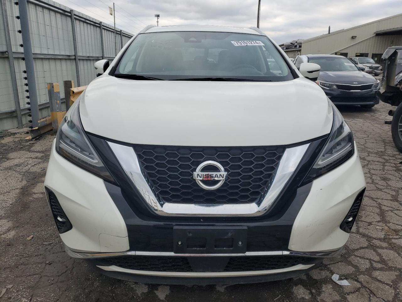 2019 Nissan Murano VIN 5N1AZ2MS5KN127216 Copart auction photo, side / front end damage thumbnail 5