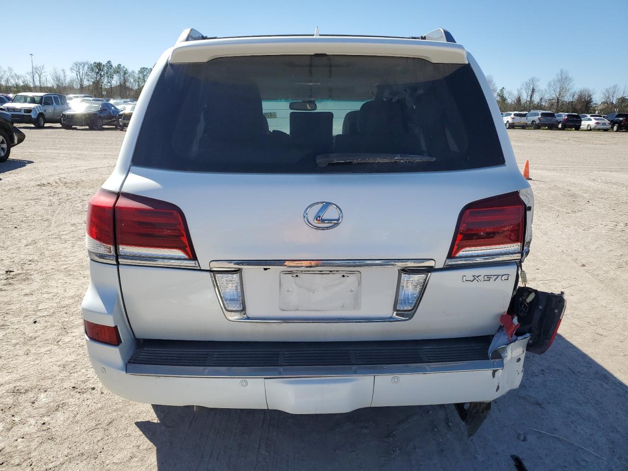 2015 Lexus LX VIN JTJHY7AX8F4180648 Copart auction photo, front end damage thumbnail 6