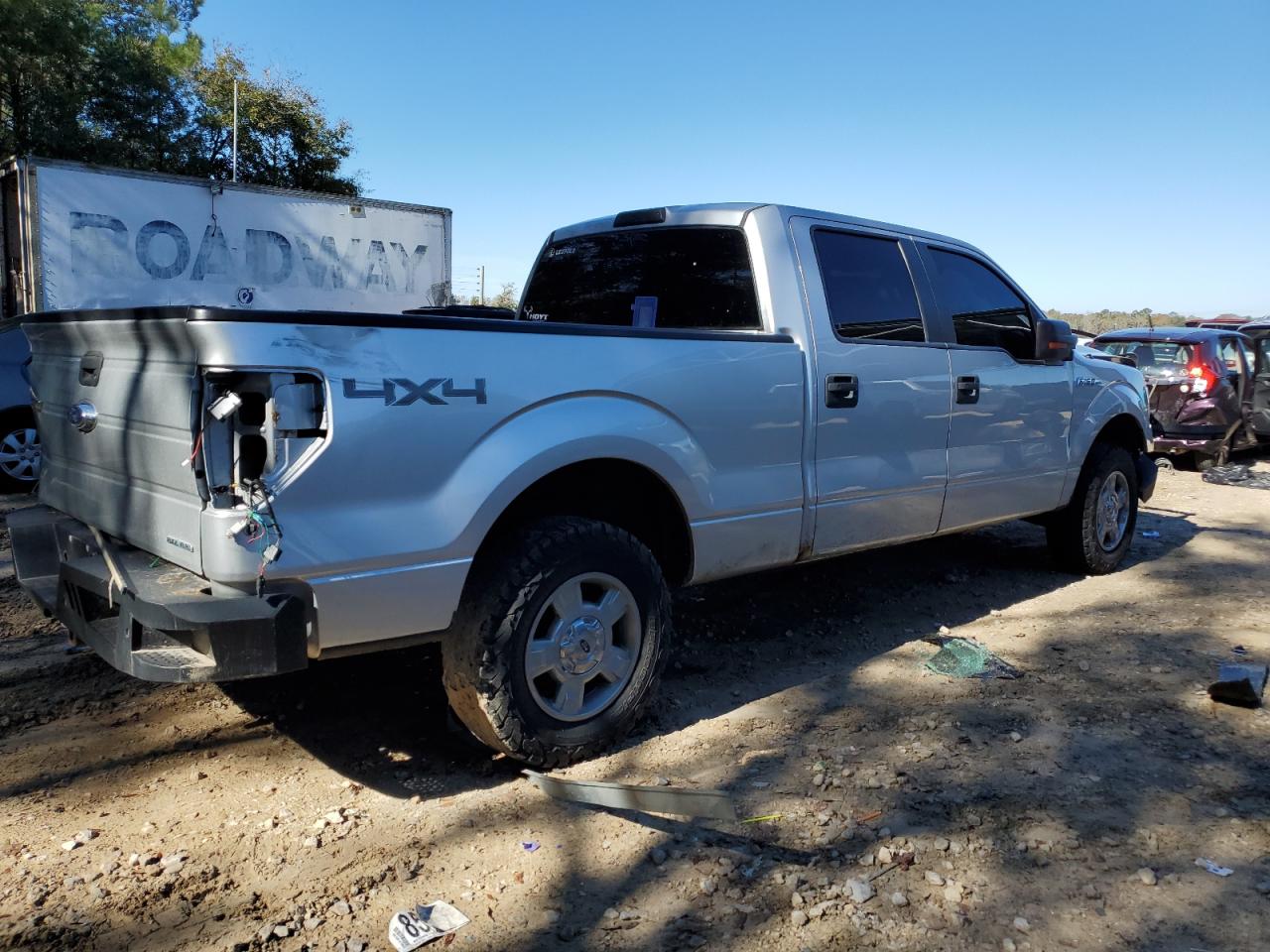 2014 Ford F-150 VIN 1FTFW1EF5EFB21137 Copart auction photo, front end / rear end damage thumbnail 3