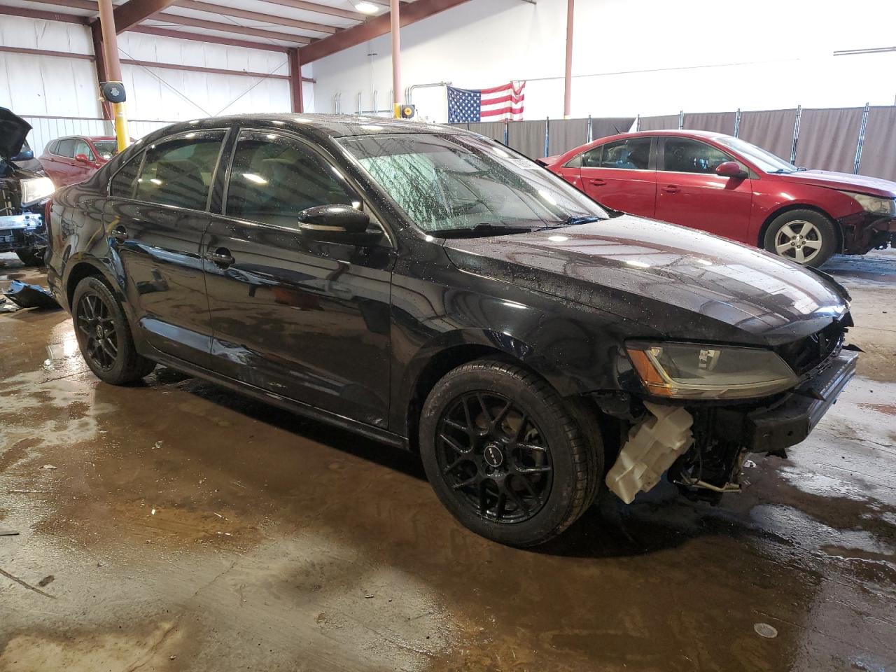 2017 Volkswagen Jetta VIN 3VWB67AJ4HM396558 Copart auction photo, front end / side damage thumbnail 4