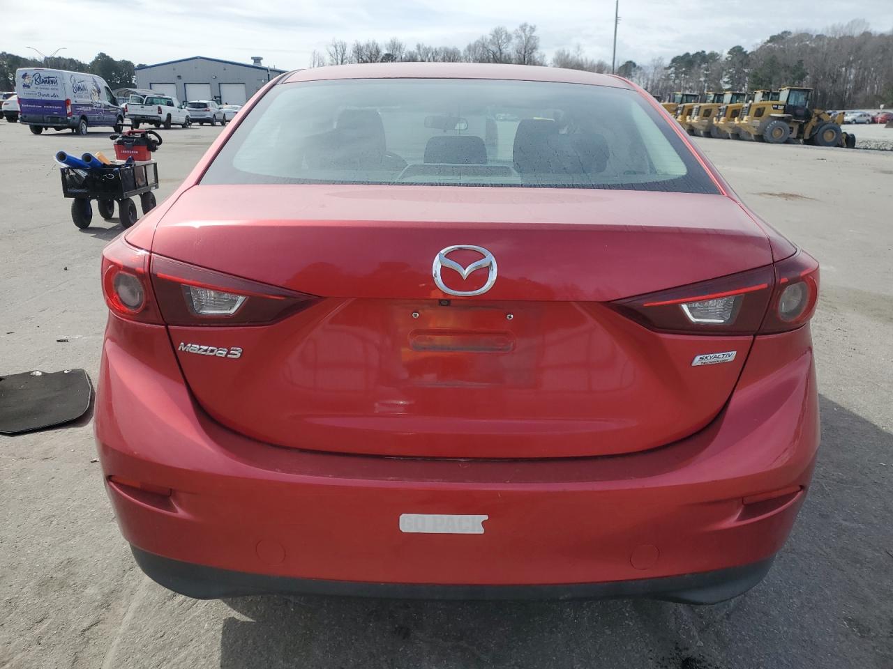 2016 Mazda 3 VIN 3MZBM1T78GM329061 Copart auction photo, side damage thumbnail 6