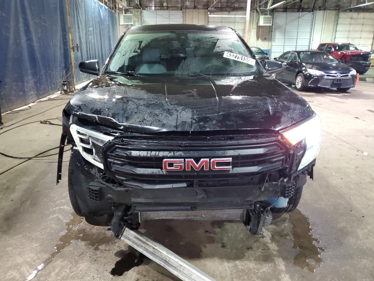 2022 GMC Terrain VIN 3GKALTEV1NL232834 Copart auction photo, front end / side damage thumbnail 5