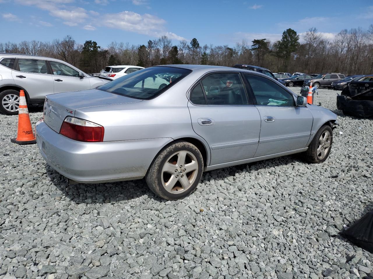 2003 Acura TL VIN 19UUA56823A085366 Copart auction photo, front end damage thumbnail 3