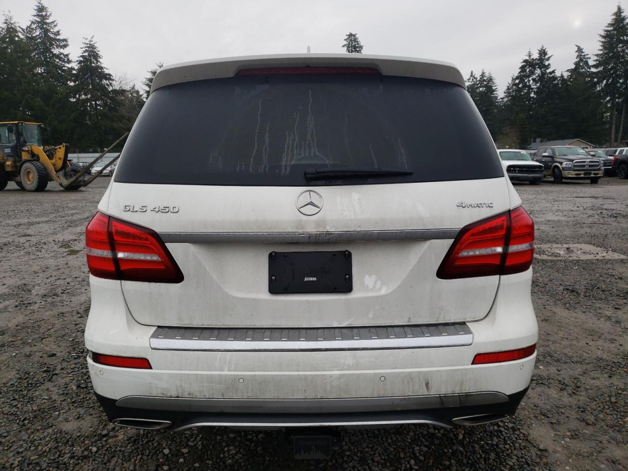 2018 Mercedes-Benz GLS-klasse VIN 4JGDF6EE8JB122274 Copart auction photo, front end / side damage thumbnail 6