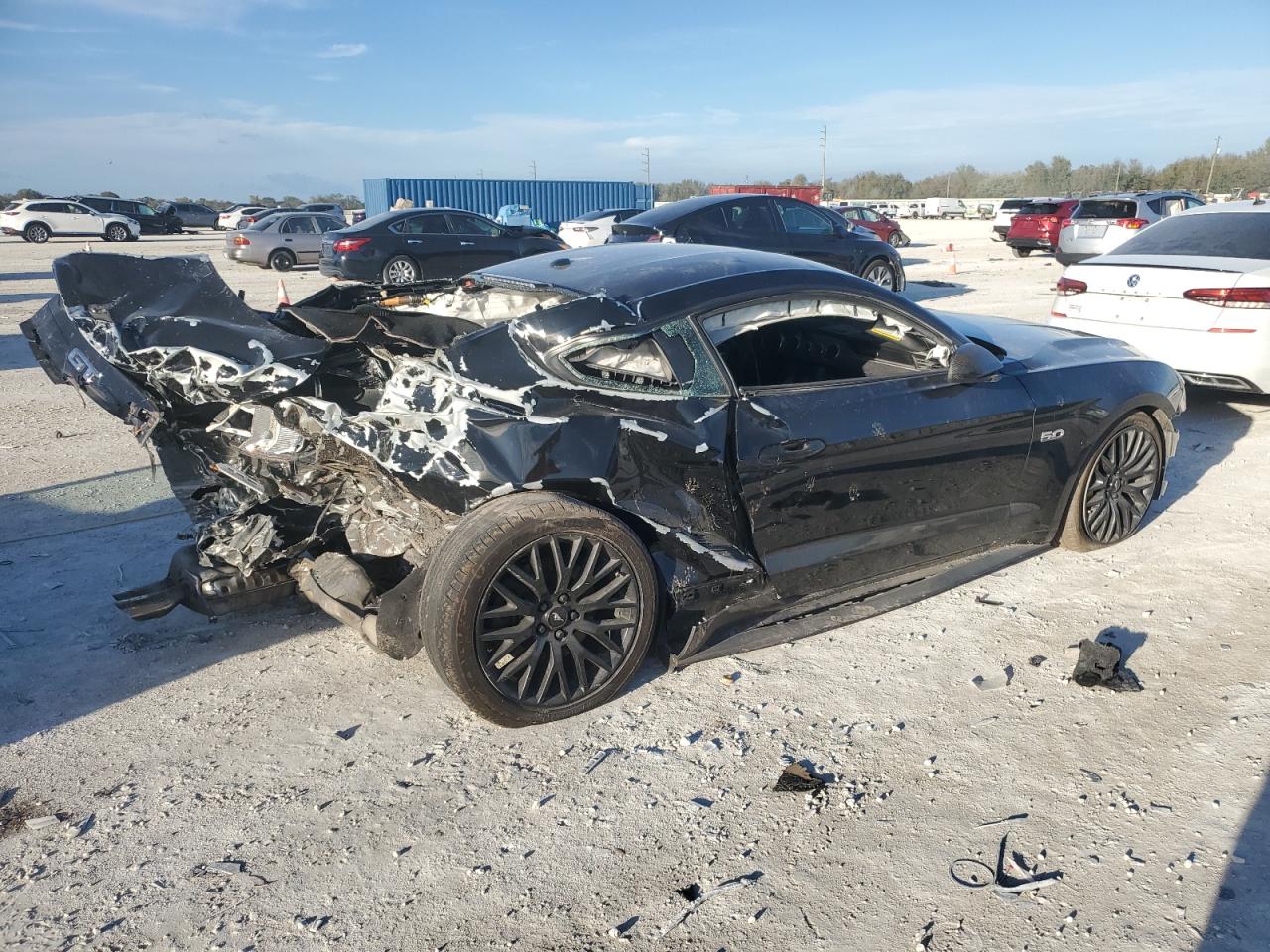 2019 Ford Mustang VIN 1FA6P8CF9K5133193 Copart auction photo, all over damage thumbnail 3