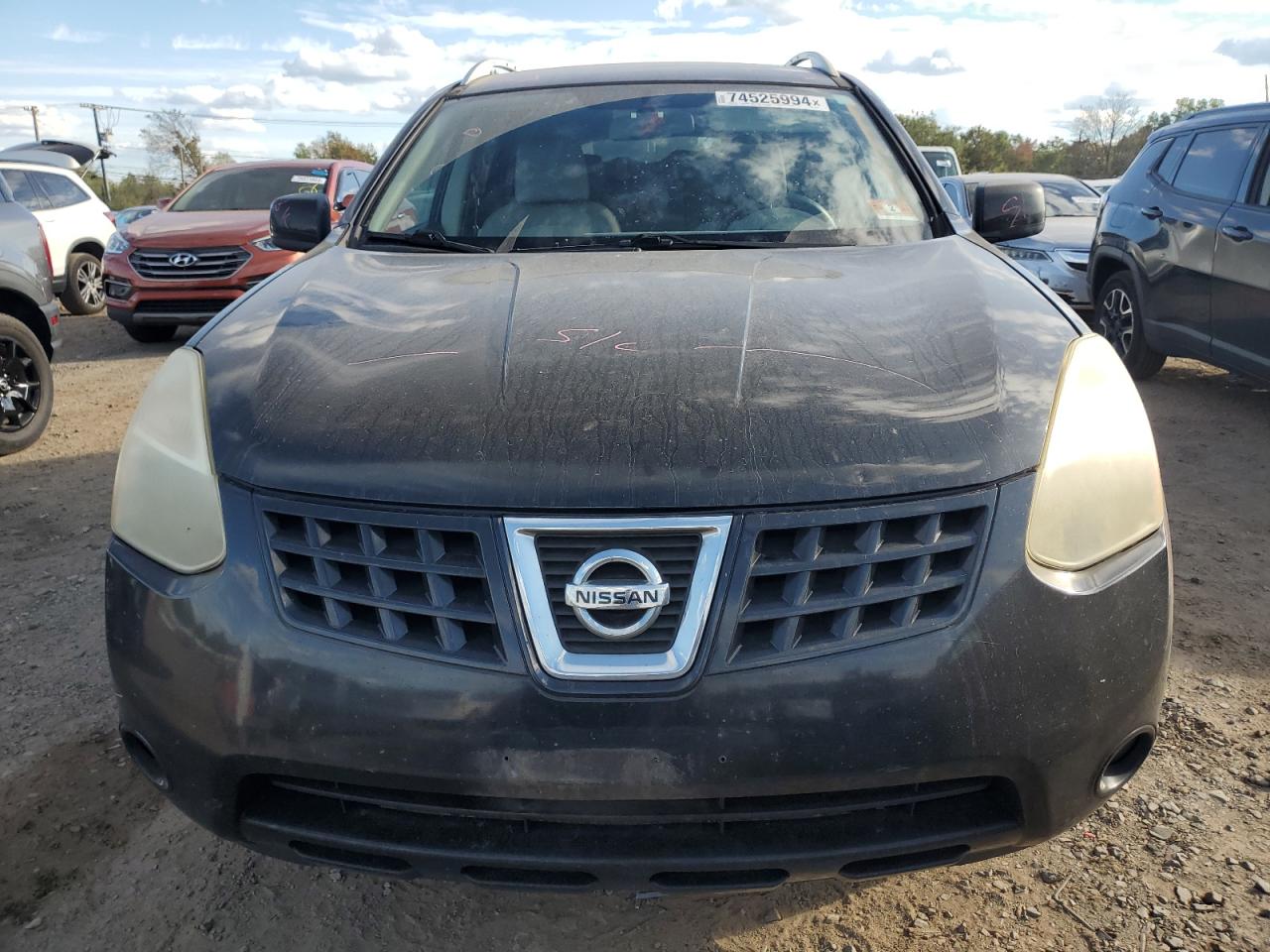 2008 Nissan Rogue VIN JN8AS58V18W102397 Copart auction photo, rear end damage thumbnail 5