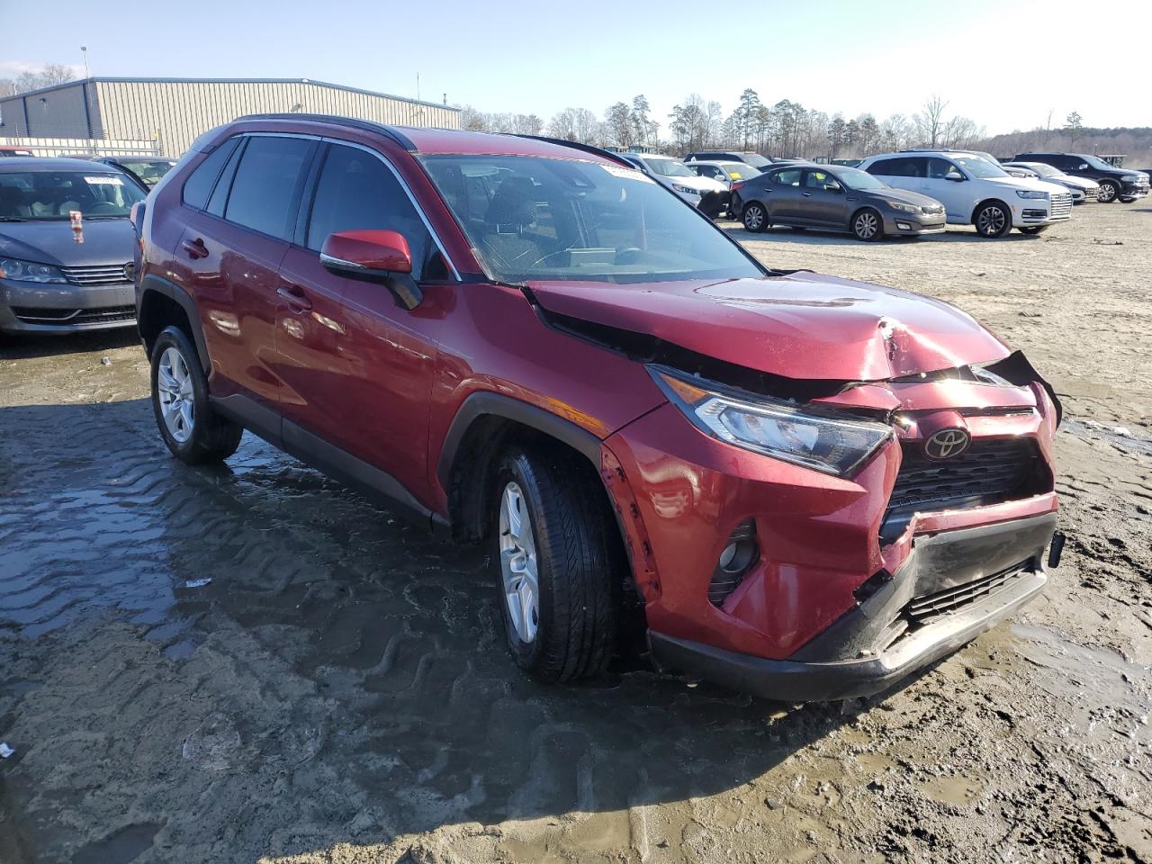 2020 Toyota RAV 4 VIN JTMW1RFV5LD048945 Copart auction photo, front end damage thumbnail 4