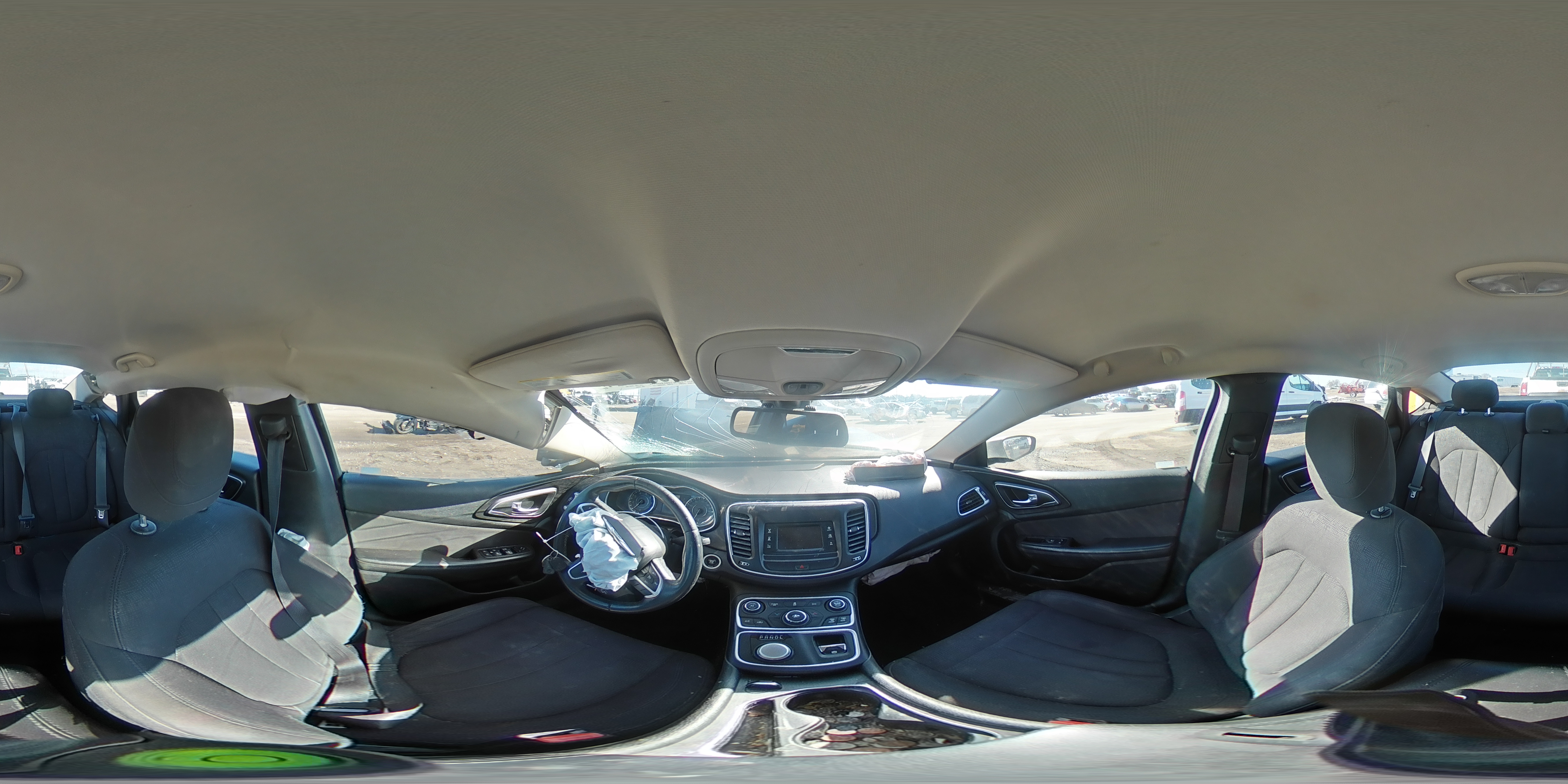 2015 Chrysler 200 VIN 1C3CCCAB0FN612804 Copart auction photo, front end damage thumbnail 12