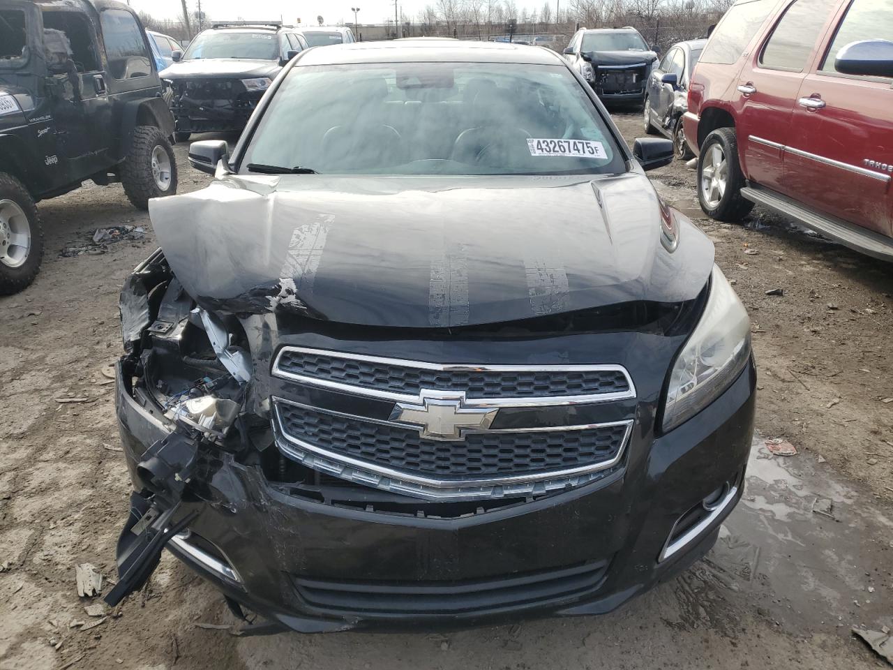 2013 Chevrolet Malibu VIN 1G11E5SA4DF226708 Copart auction photo, front end / mechanical damage thumbnail 5