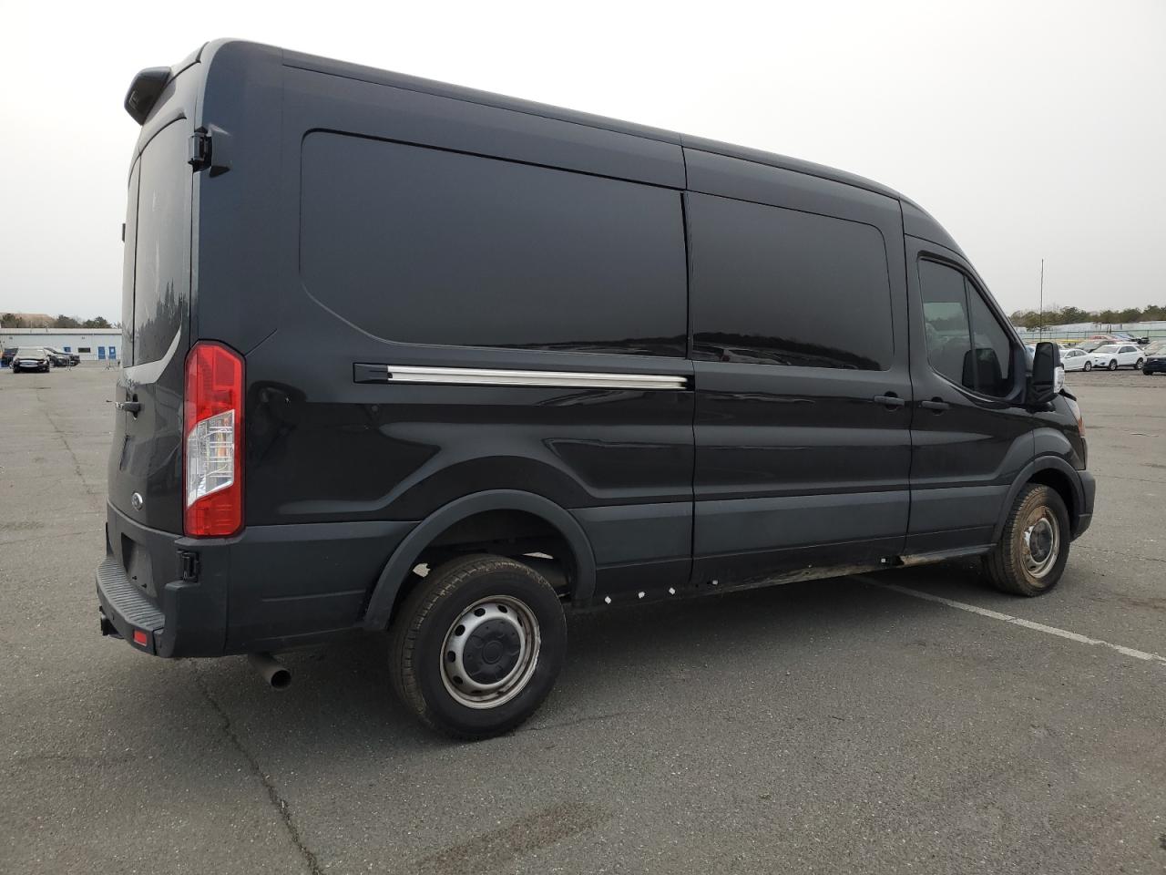 2023 Ford Transit VIN 1FTBR1C87PKB90884 Copart auction photo, side / front end damage thumbnail 3