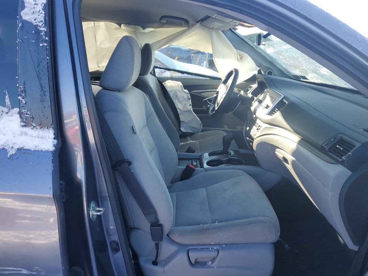 2017 Honda Pilot VIN 5FNYF6H17HB002102 Copart auction photo, side damage thumbnail 7