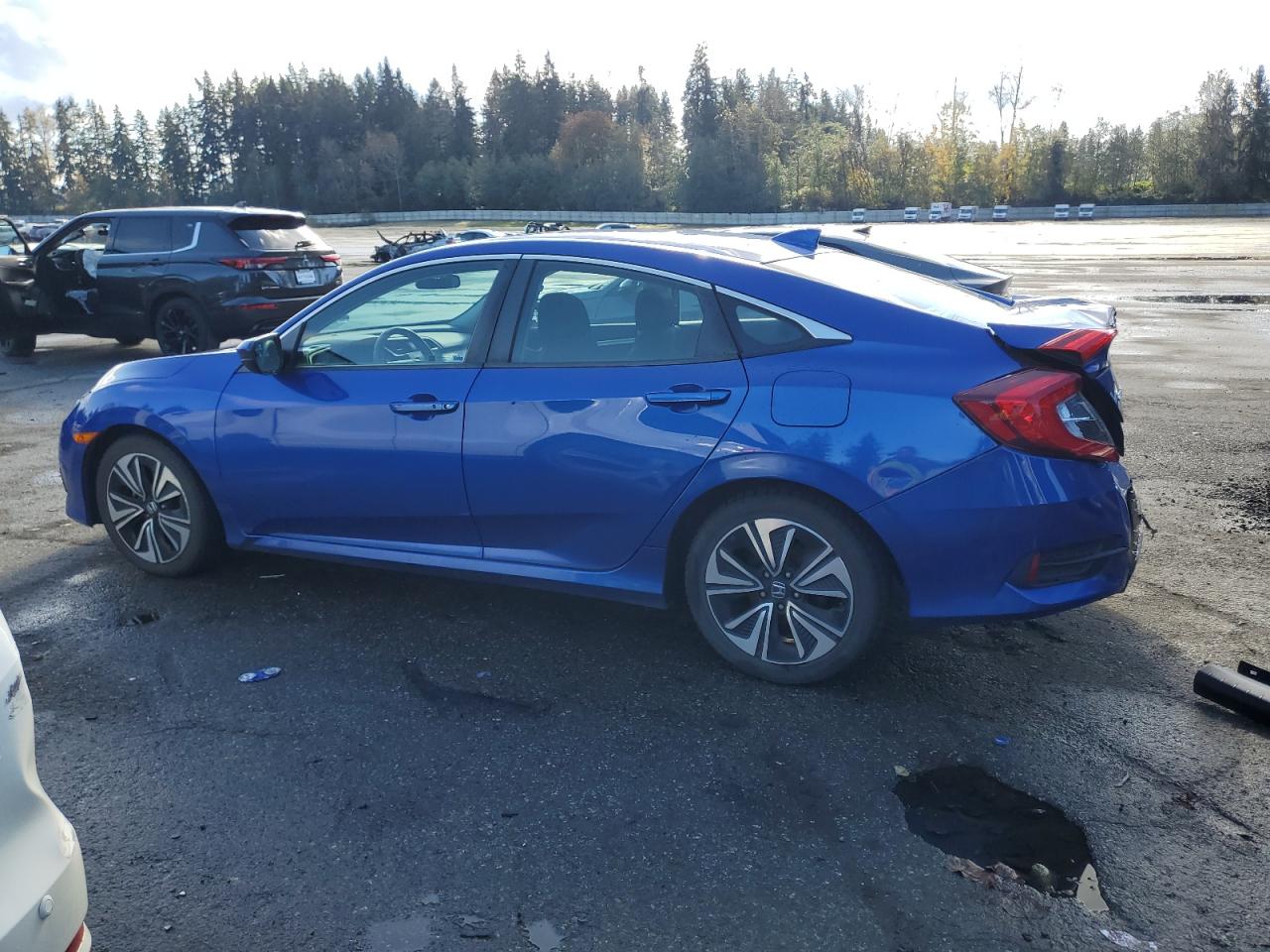 2017 Honda Civic VIN 19XFC1F35HE206443 Copart auction photo, rear end damage thumbnail 2