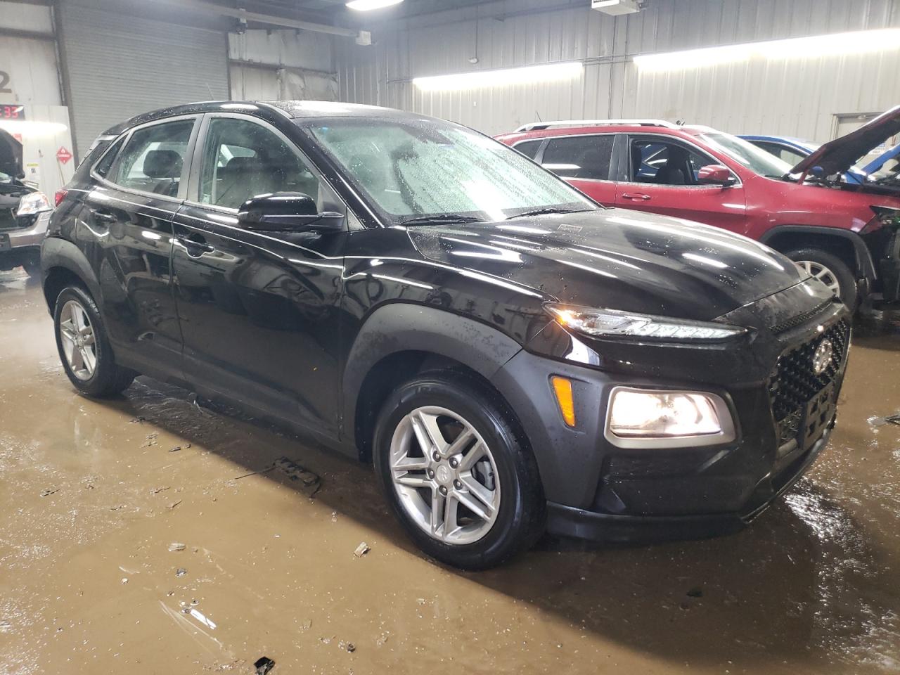 2019 Hyundai Kona VIN KM8K12AA5KU375656 Copart auction photo, rear end damage thumbnail 4