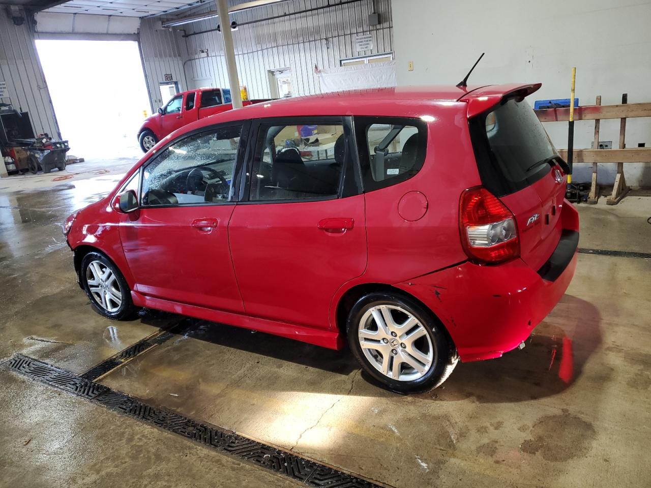 2008 Honda Fit VIN JHMGD38688S041262 Copart auction photo, front end / rear end damage thumbnail 2