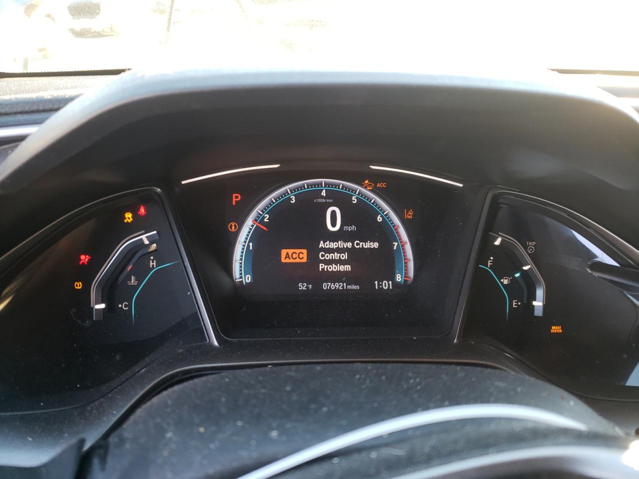 2019 Honda Civic VIN SHHFK7H66KU206948 Copart auction photo, all over / undercarriage damage thumbnail 9