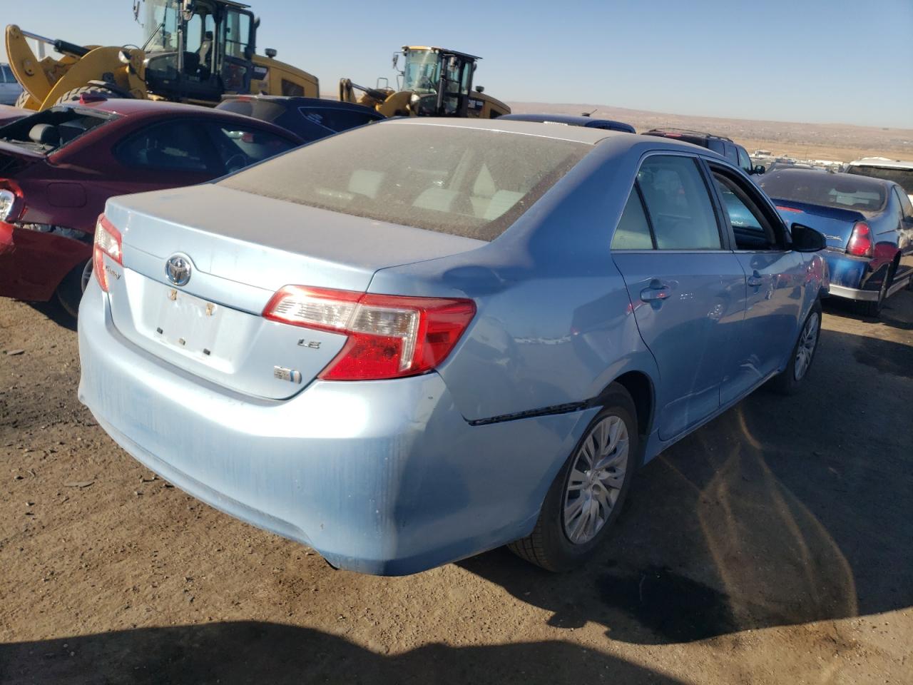 2012 Toyota Camry VIN 4T1BD1FK0CU015456 Copart auction photo, front end / rear end damage thumbnail 3