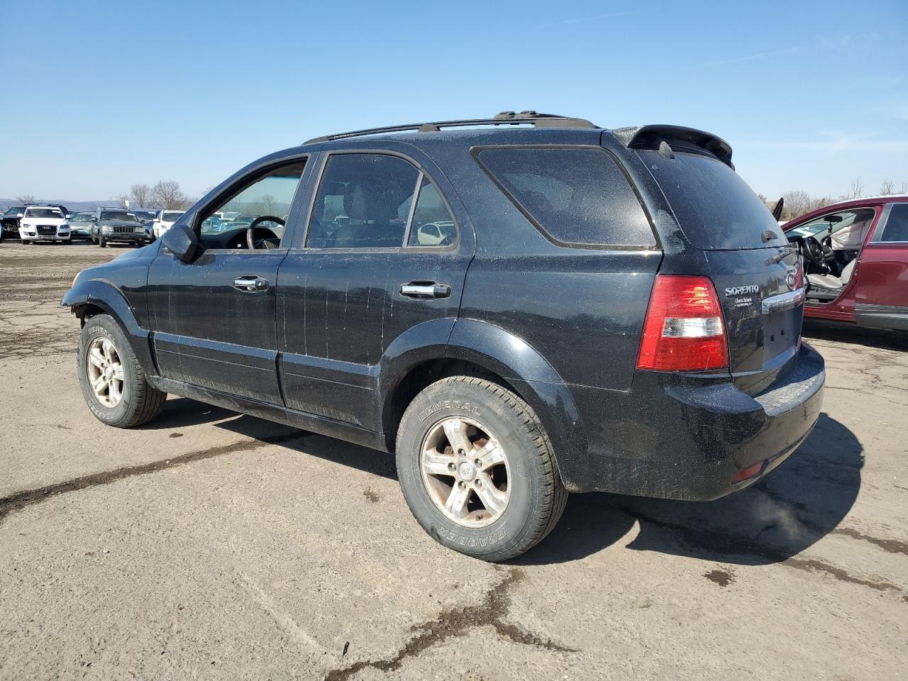 2007 KIA Sorento VIN KNDJC736075685439 Copart auction photo, front end damage thumbnail 2