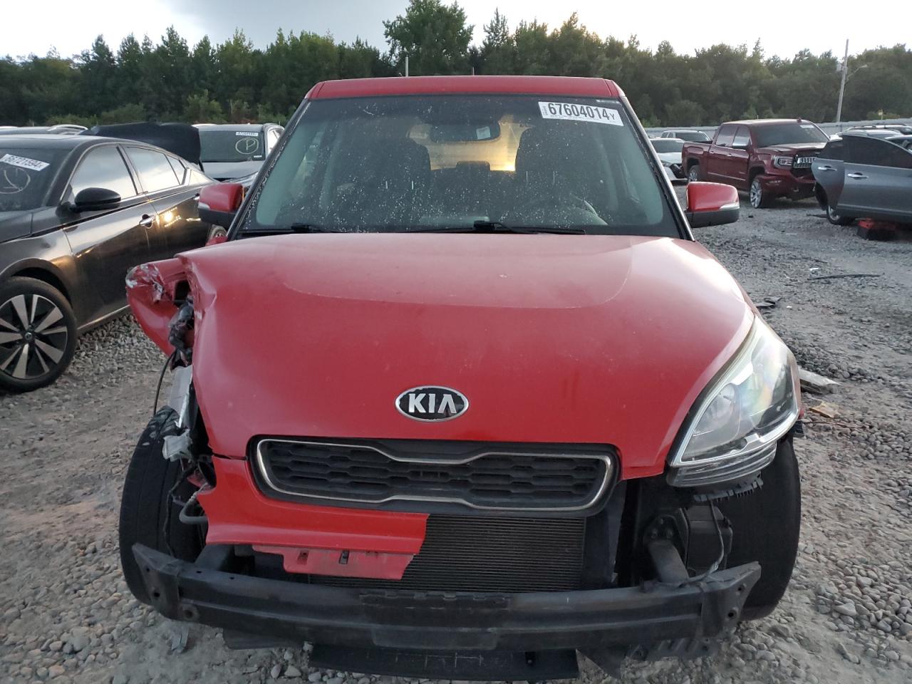 2013 KIA Soul VIN KNDJT2A60D7489555 Copart auction photo, front end damage thumbnail 5