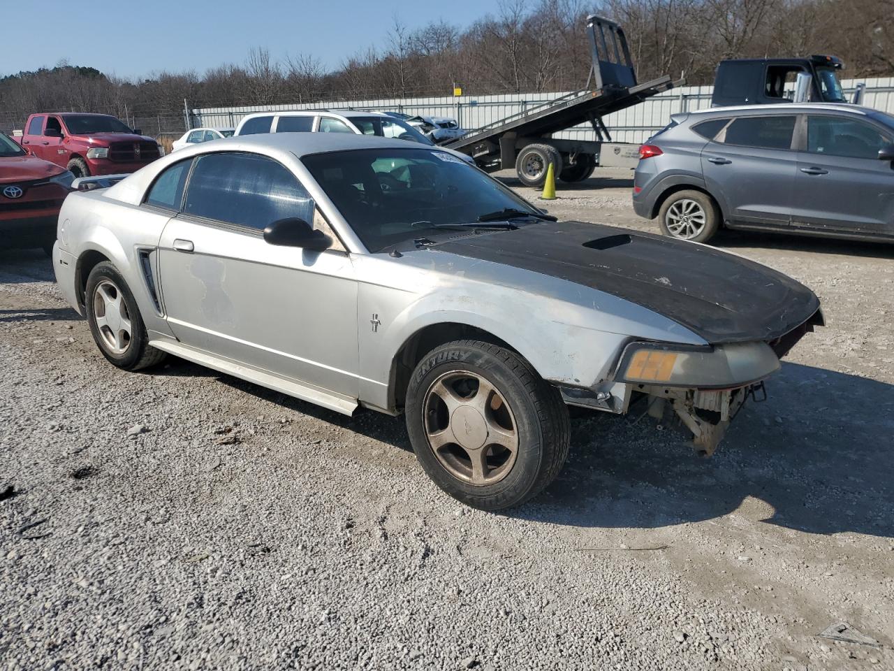 2003 Ford Mustang VIN 1FAFP40423F352228 Copart auction photo, all over damage thumbnail 4