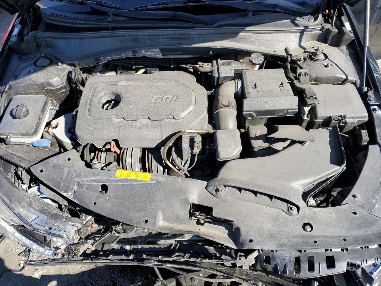 2018 KIA Optima VIN 5XXGU4L36JG192377 Copart auction photo, front end / undercarriage damage thumbnail 12