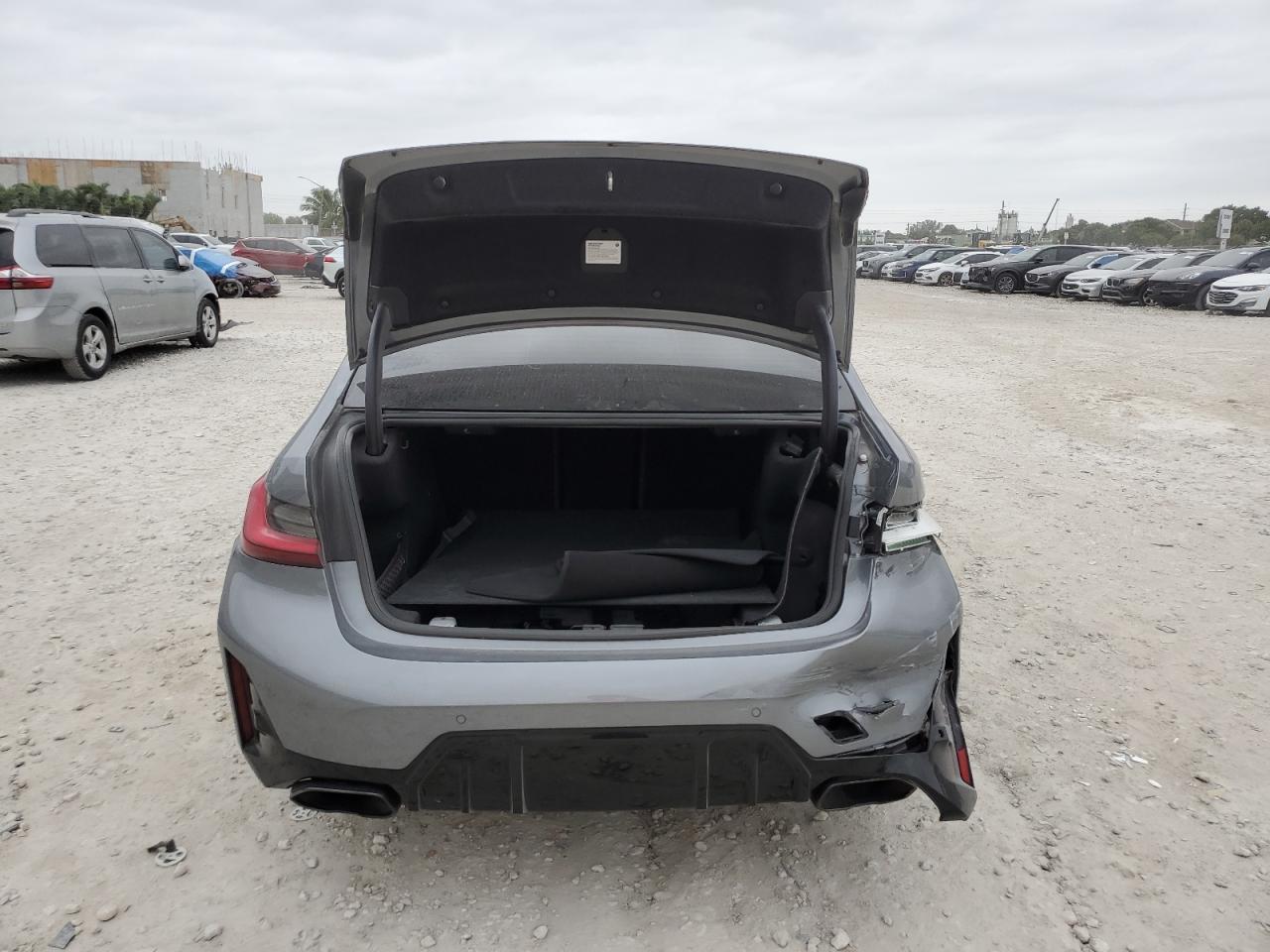 2024 BMW M3 VIN 3MW49FS0XR8E19139 Copart auction photo, front end / rear end damage thumbnail 6