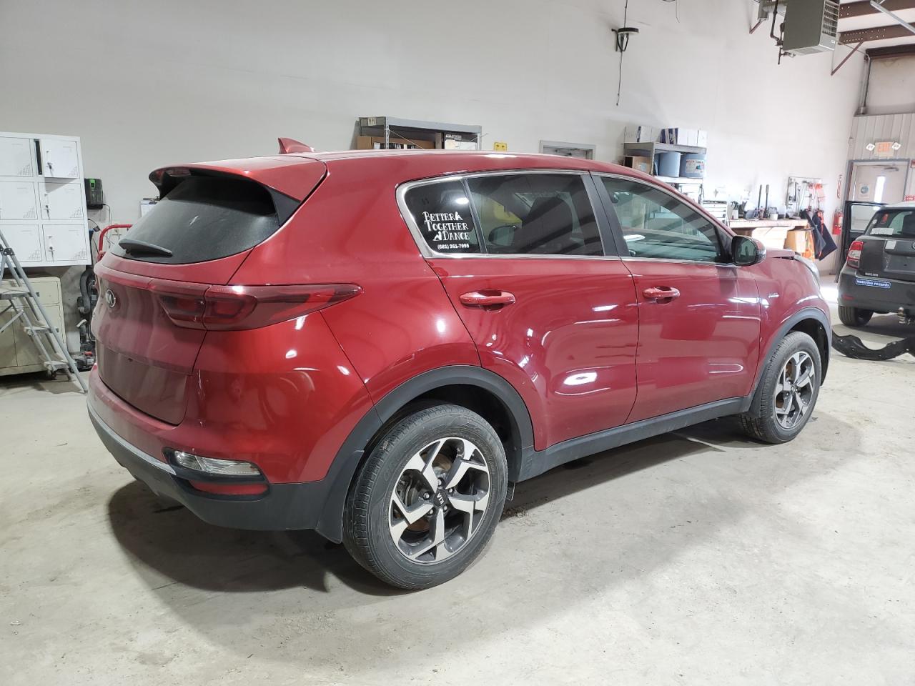 2021 KIA Sportage VIN KNDPMCAC9M7874759 Copart auction photo, front end damage thumbnail 3